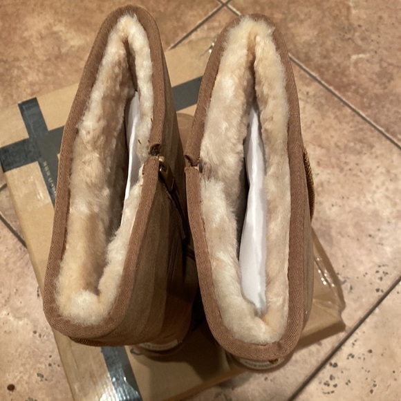 AUS WOOLI Australia Tall tan boots size 9 - Picture 7 of 11